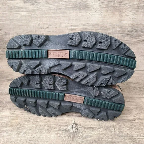 Columbia Bugabison Waterproof Winter Snow Boots Men’s Size 8 Thermolite Leather - Picture 7 of 9